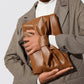 Vegan Leather Bow Clutch