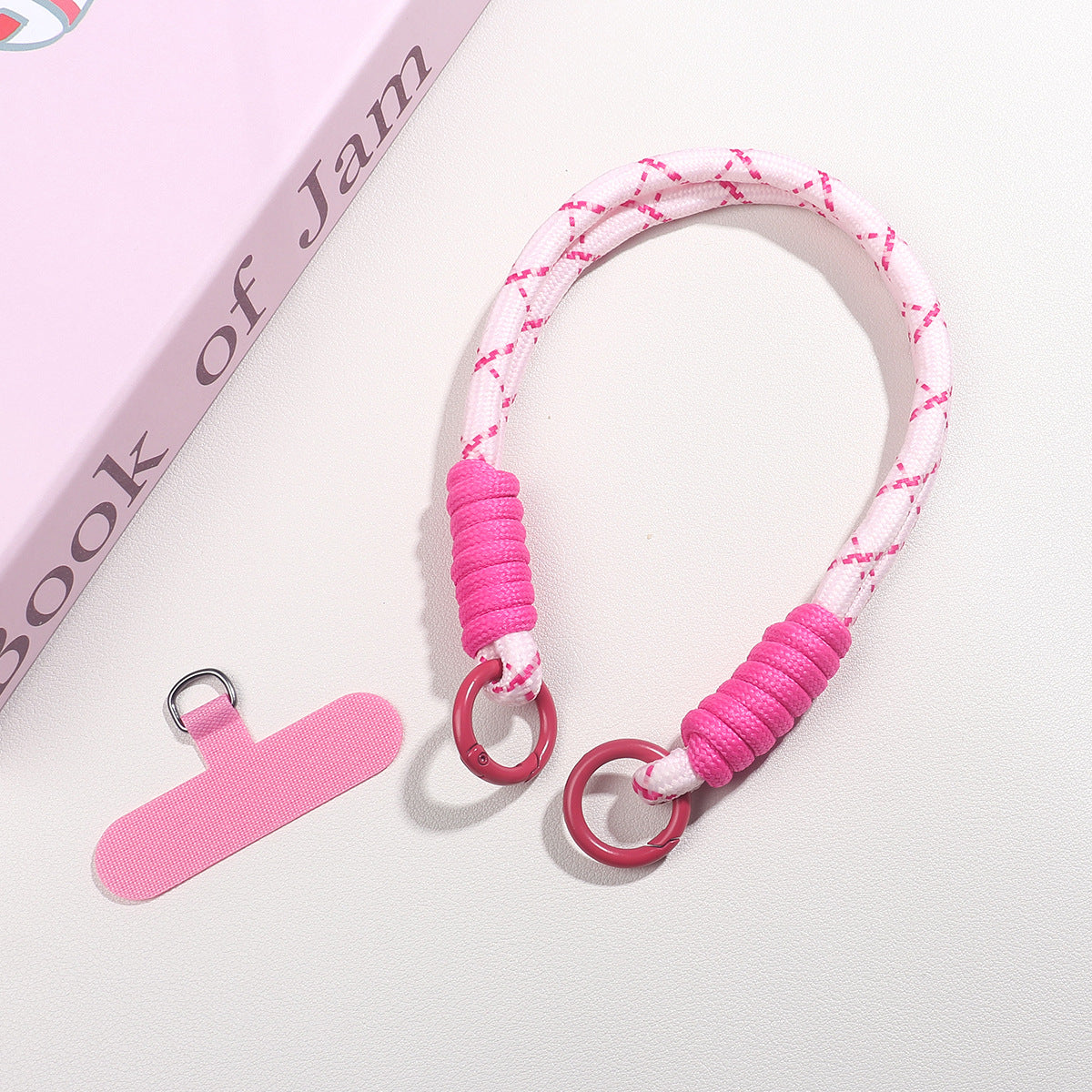Vibrant Braided Rope Keychain/Bag Charm/Phone Lanyard