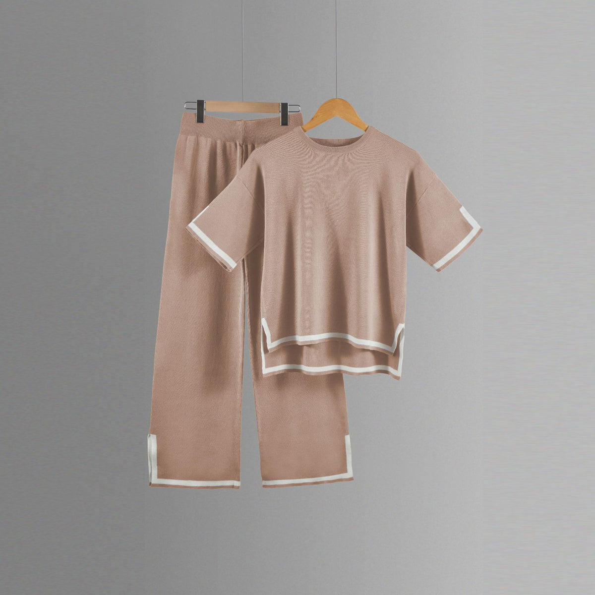 The Wren Contrast Knit Set