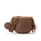 Nylon Crossbody Bags Bum Bag with Detachable Coin Pouch