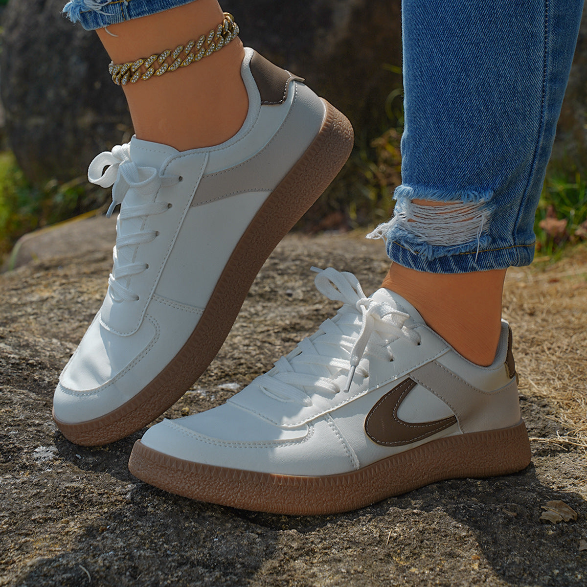 Sports Style Plus Size Board Shoes Casual Single Shoes