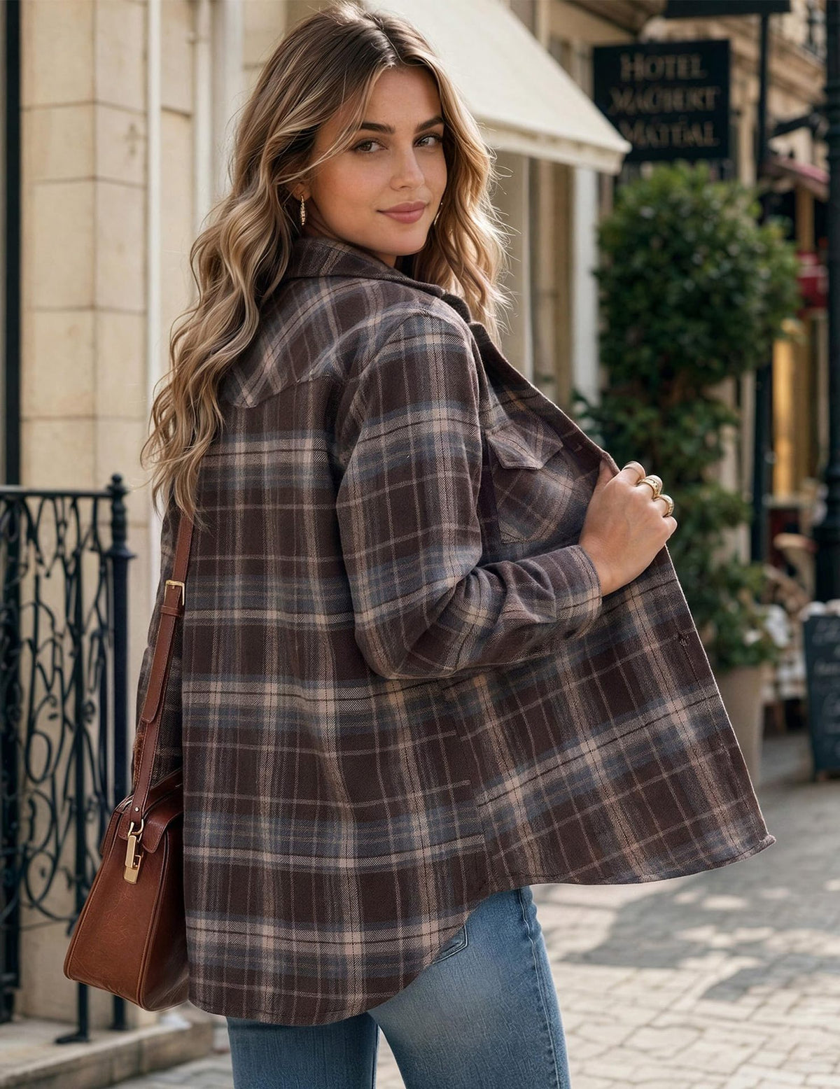 Long Sleeve Plaid Shirt