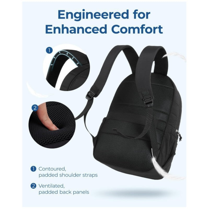Quilted College Bookbag Travel Backpack