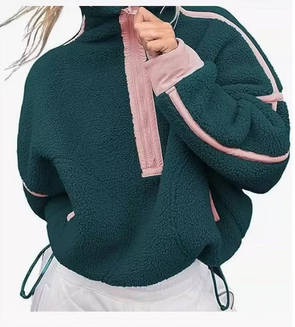 Simone Half-Zip Coat