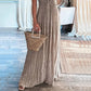 Backless Suspender Maxi Dress