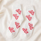 Valentine Socks Heart Print Socks