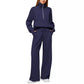 Sweatshirt Wide-leg Sweatpants Casual Set