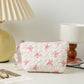 Y2K Quilted Puffy Makeup Bag