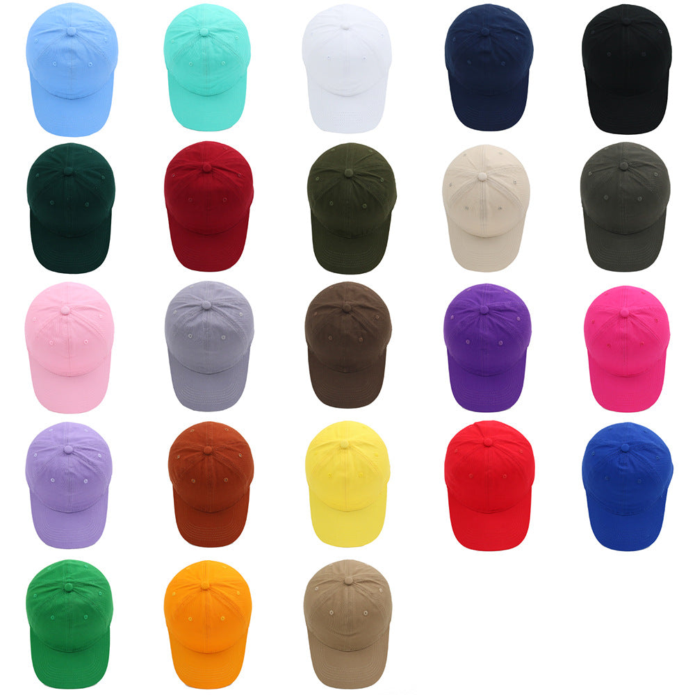Candy Colored Cotton Baseball Cap