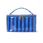 Candy Stripe PVC Cosmetic Bag