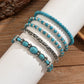 Turquoise Beaded Bracelet(MOQ:2)