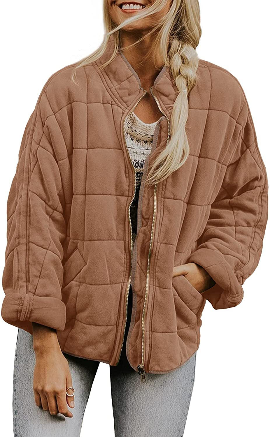 Zipper Quilted Jacket