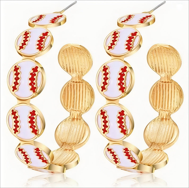 Game Day Hoop Earrings