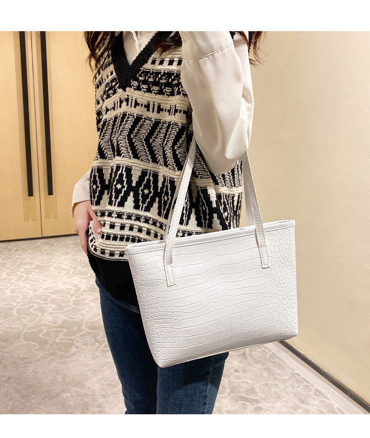 Quilted PU Leather Shoulder Bag