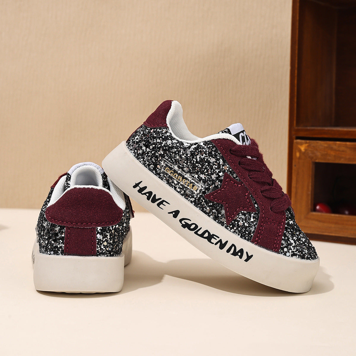 Little Kid's Star Sneakers