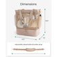 Beach Bag Mesh Tote Bags with Zipper