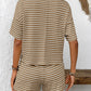Stripe Crewneck Lounge Set