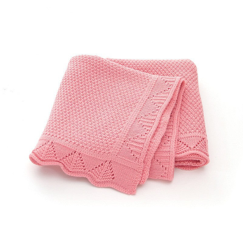 Embroidered Logo Blanket Knitted Swaddle/Wrap for Boys & Girls