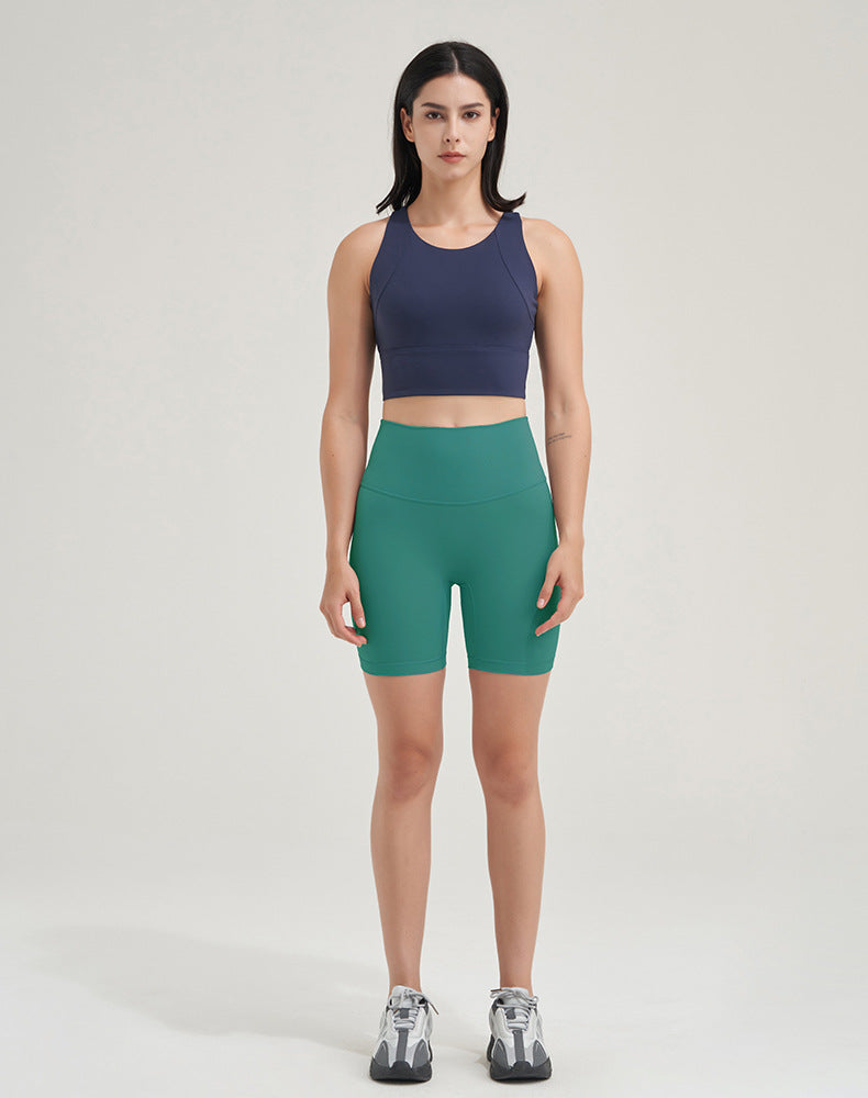 High Waisted Seamless Yoga Shorts