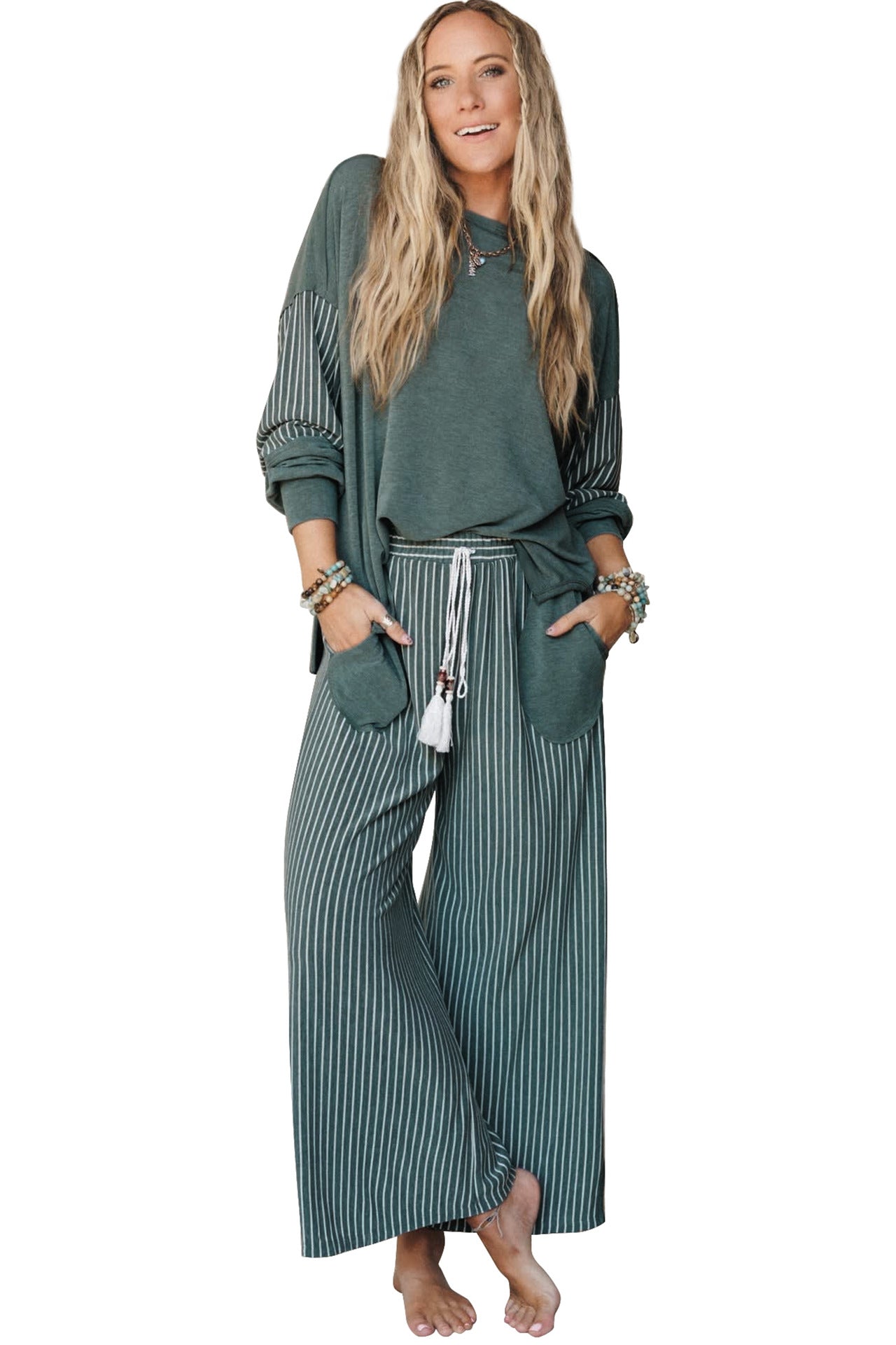Stripe Lounge Set