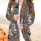 Halloween Print Cardigan