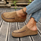 Suede Moccasin Slip-On Mule Clogs