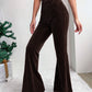 High Waisted Corduroy Flared Pants