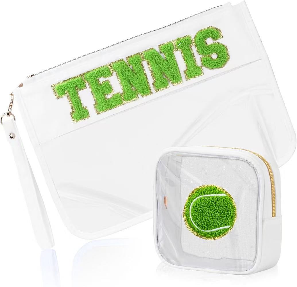 2 Pieces Set Flat Clear Pouch PVC Toiletry Storage Bag (MOQ 5)