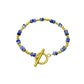 Dainty Gemstone & Gold Bead Bracelet