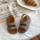 Double Buckle Kids Sandals