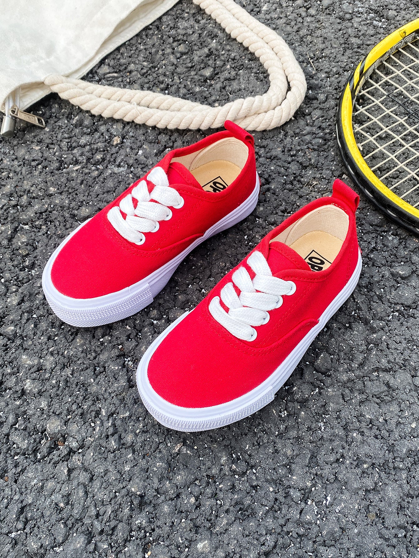 Kid's Canvas Lace-up Shoes