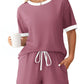 Cozy Ribbed Contrast Lounge Set