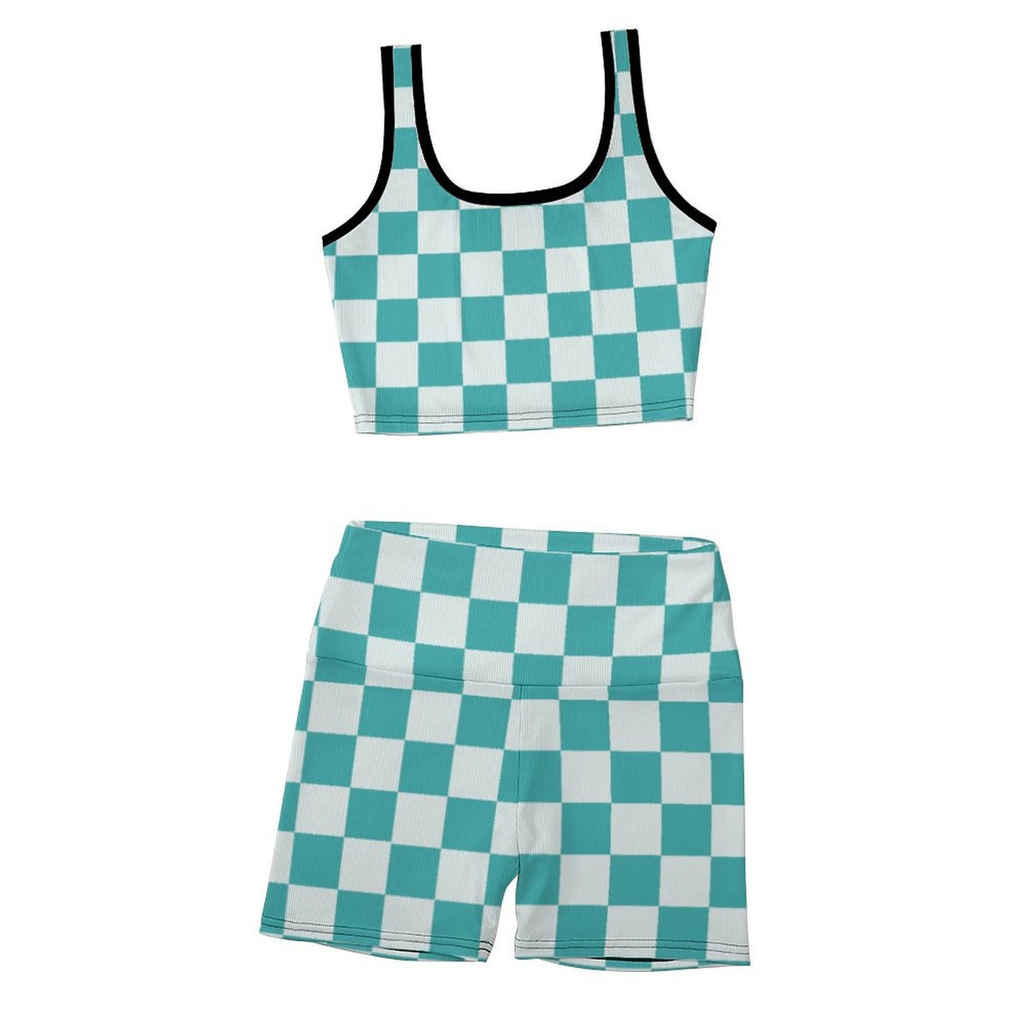 Custom Printed Yoga Vest Set(20-37)