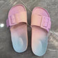 Buckle Decor Wide Band Thick Sole Slippers