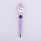 Halloween Pumpkin Spider Silicone Beaded Pen(MOQ:3)