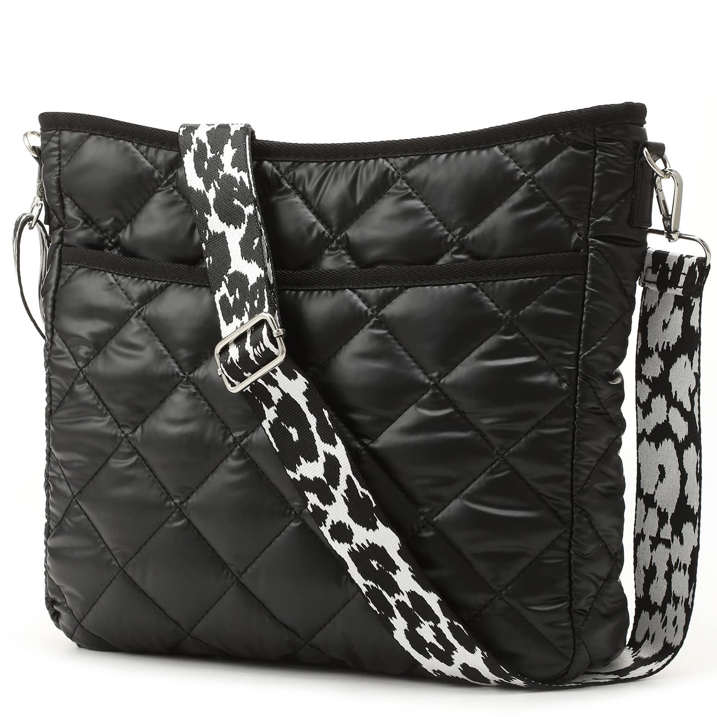 Women's Silk Cotton Down Jacket Waterproof Messenger Bag Shoulder Bag（moq3）