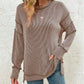 Slit Loose Sweatshirt