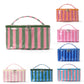 Candy Stripe PVC Cosmetic Bag