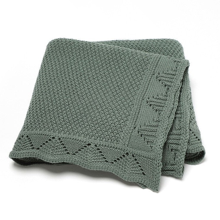 Embroidered Logo Blanket Knitted Swaddle/Wrap for Boys & Girls