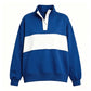 Custom Name Preppy Style Quarter-Snap Sweatshirt