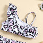 Kids Leopard Print Swimsuit Set