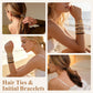 A-Z Letter Hair Tie & Bracelet Set