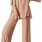 Loose T Side Pocket Sleepwear Set