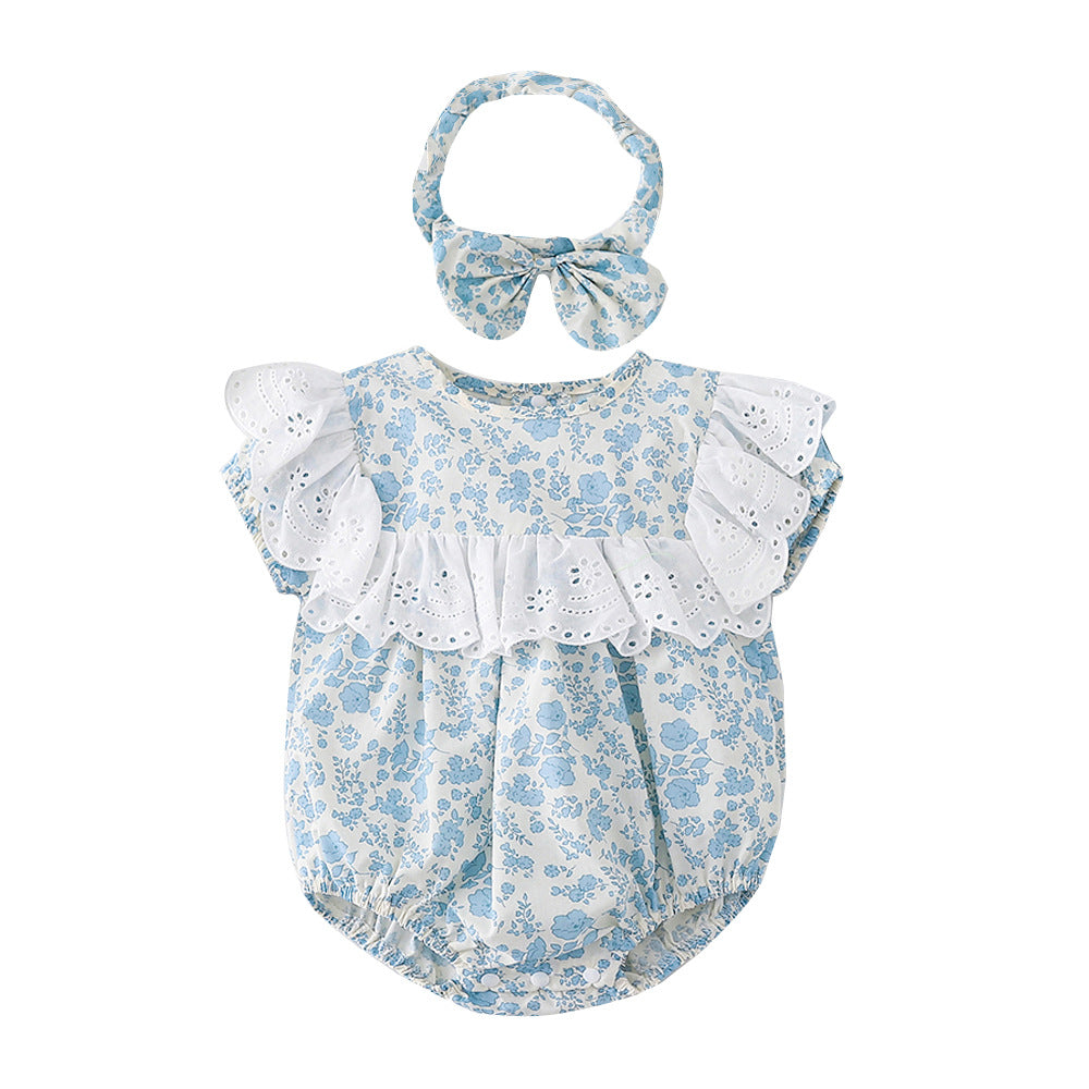 2pcs Set Baby Girls Summer Romper / Dress