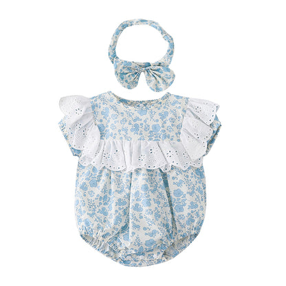 2pcs Set Baby Girls Summer Romper / Dress