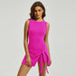 Sporty Backless Tennis Outfit