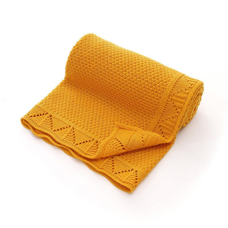 Embroidered Logo Blanket Knitted Swaddle/Wrap for Boys & Girls