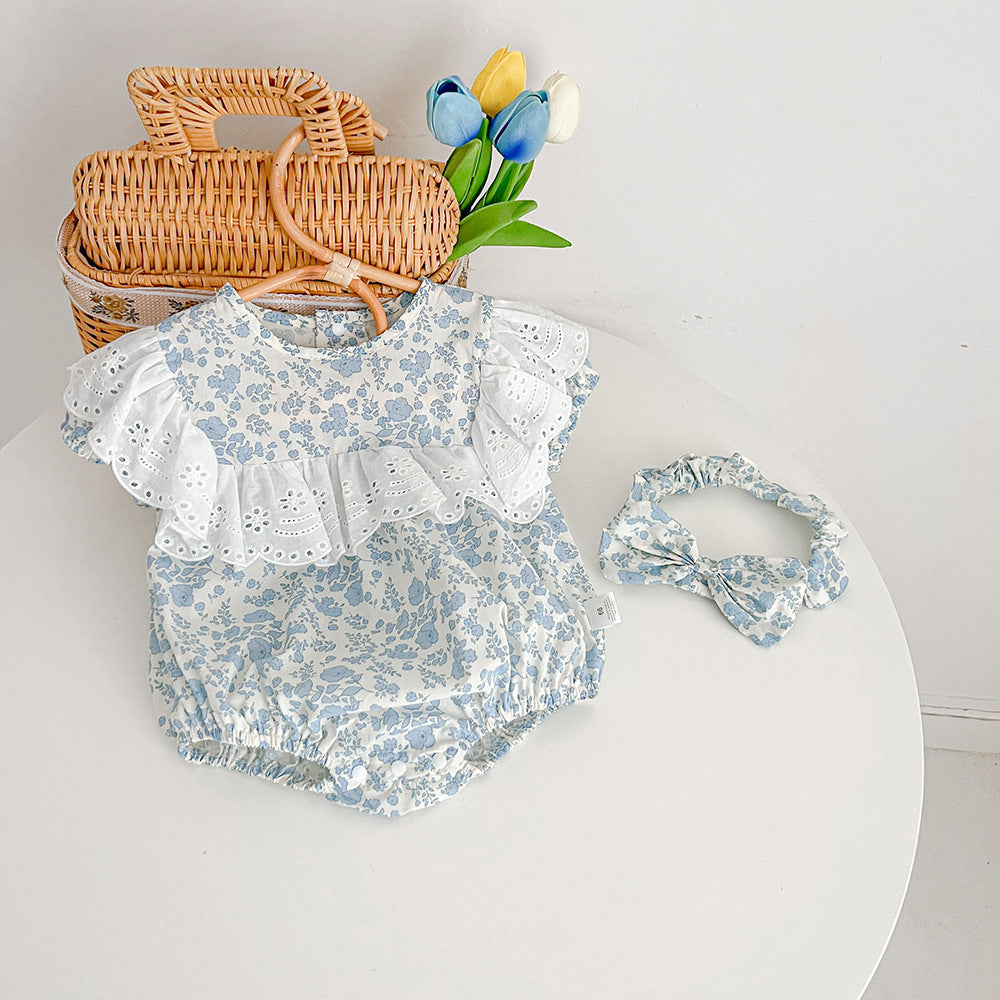 2pcs Set Baby Girls Summer Romper / Dress