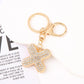 Cute Initial Letter Keychain Backpack Charms