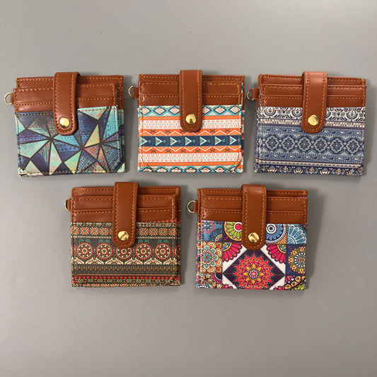 Ultra-thin Snap-closure Card Holder